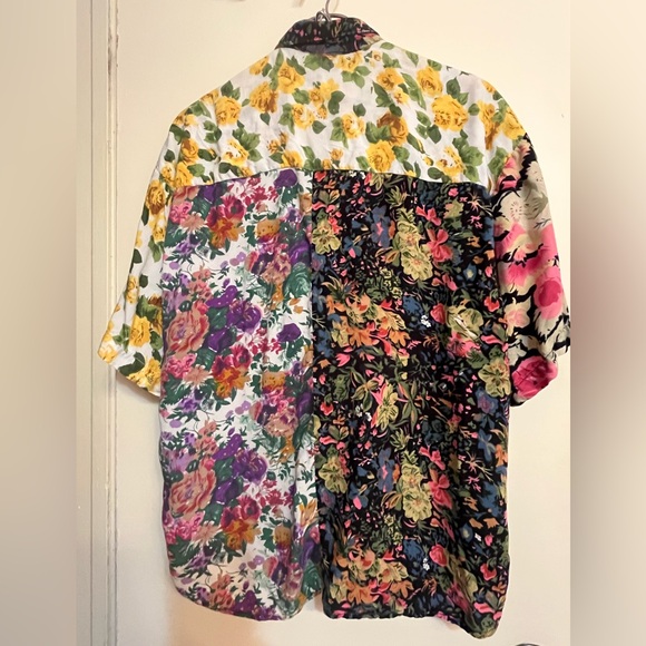Floral Patchwork Shirt size L - Picture 5 of 12